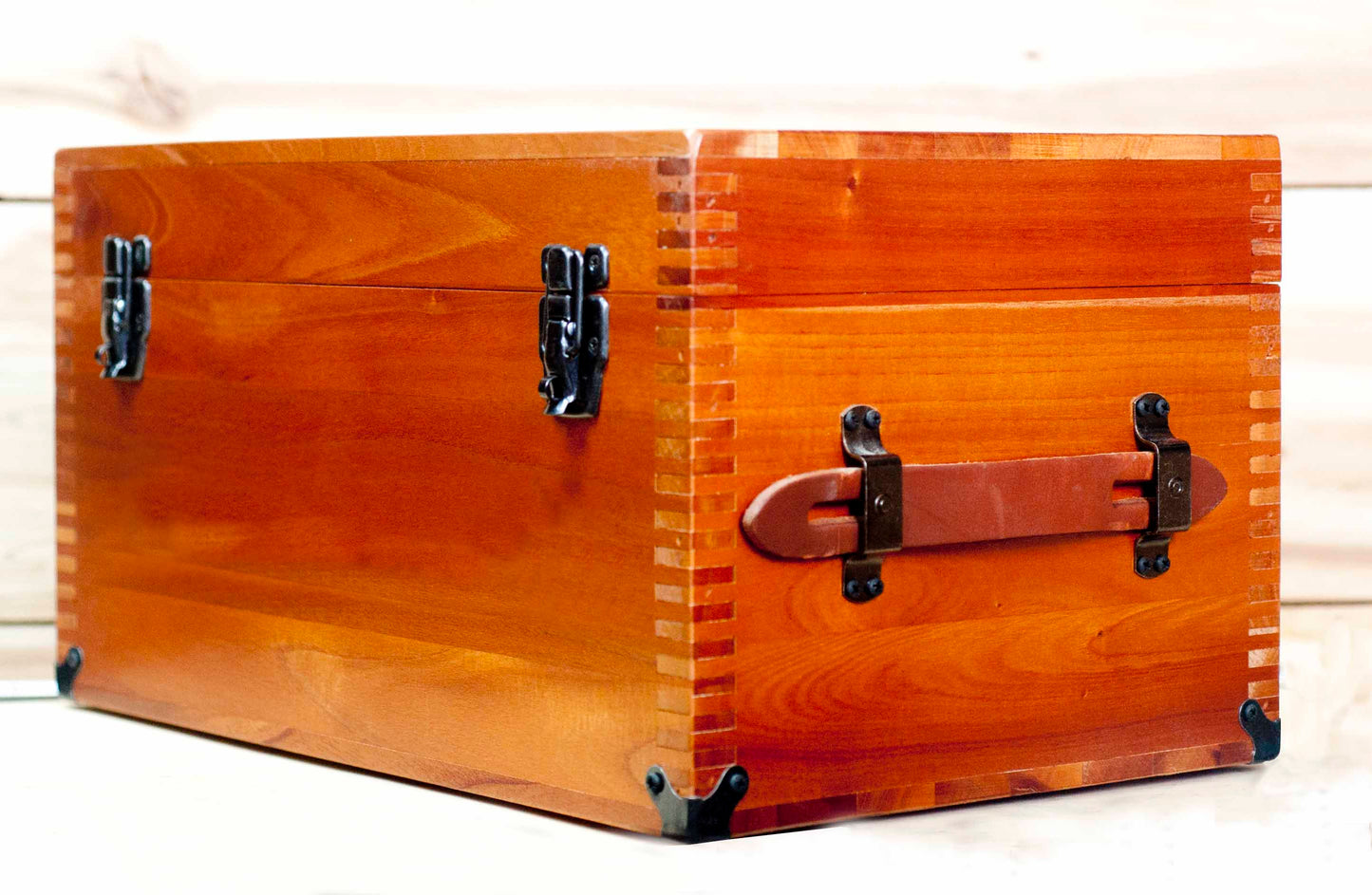 Cedar Chest Side View | Wooden Box| Keepsake Box