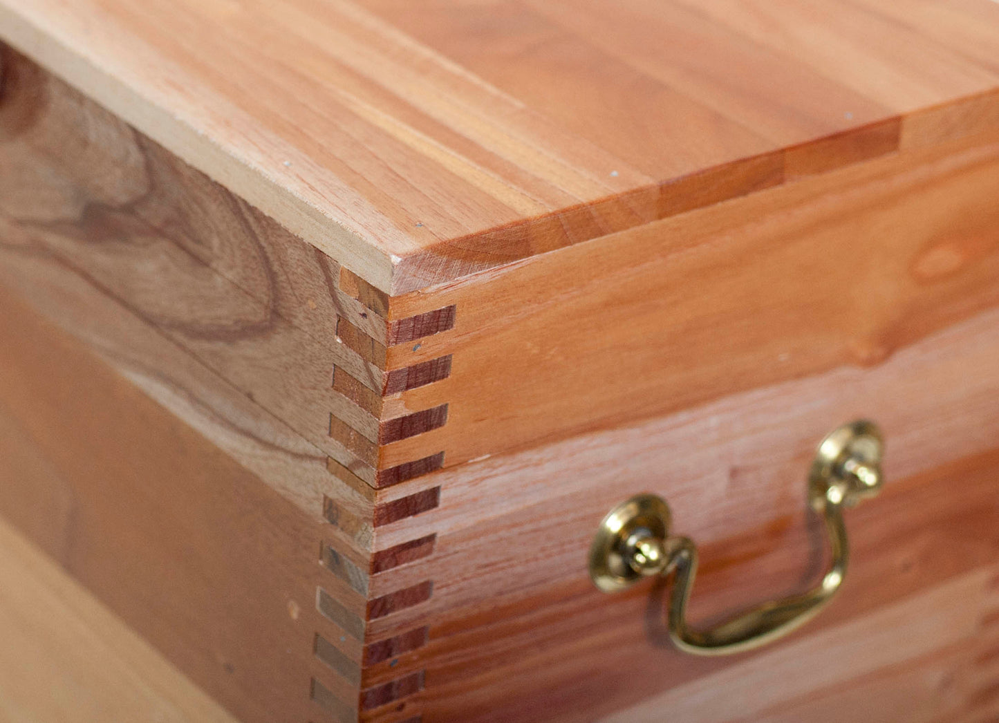 Side View Cedar Chest | Vintage Cedar Chest