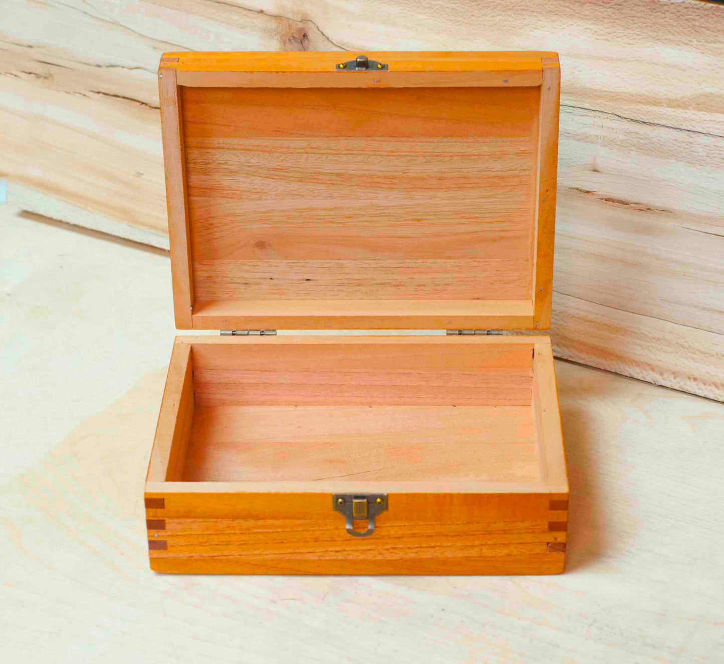 Small Wooden Box Open |Cedar Box | Small Jewelry Box