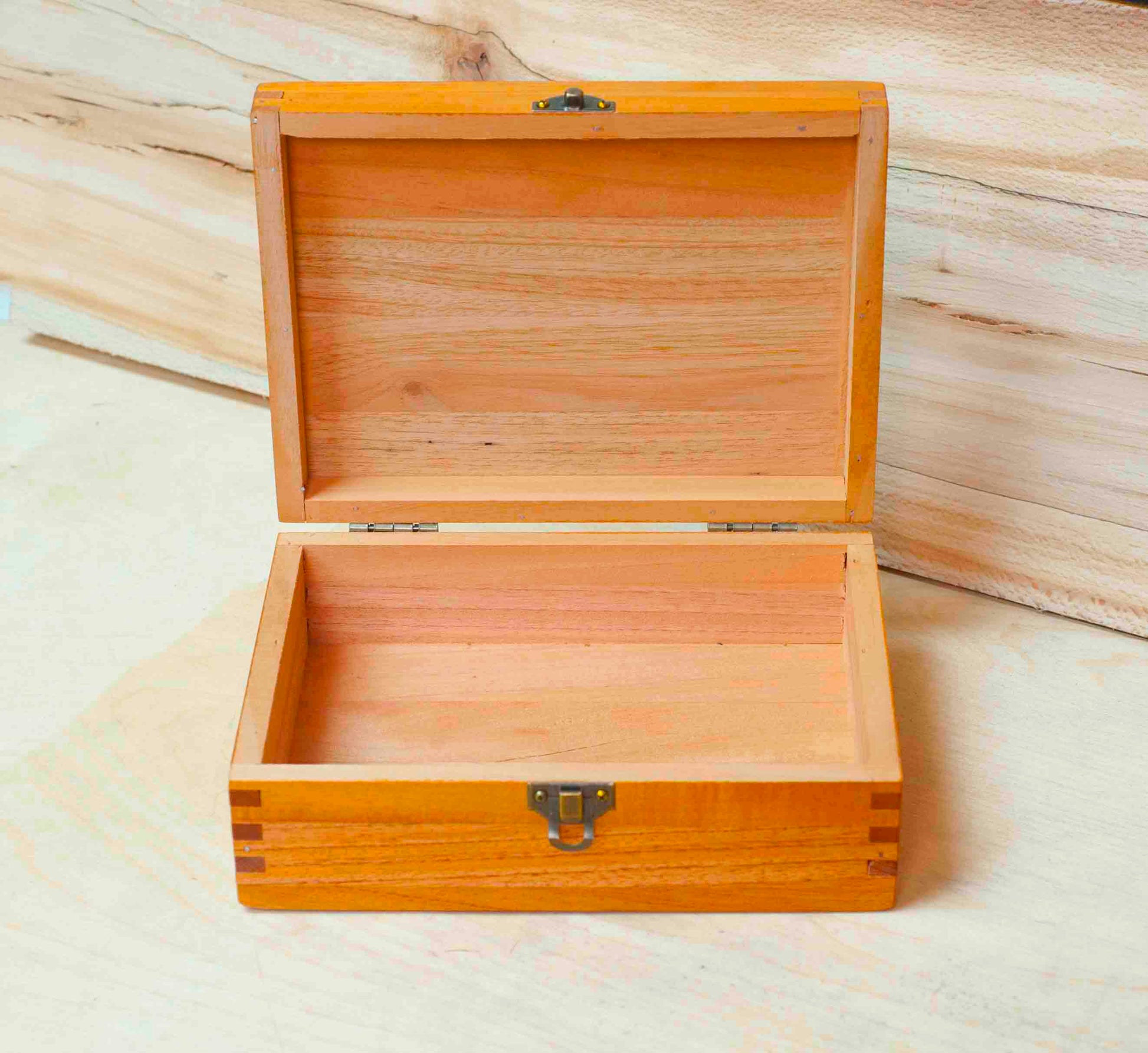 Small Wooden Box Open |Cedar Box | Small Jewelry Box
