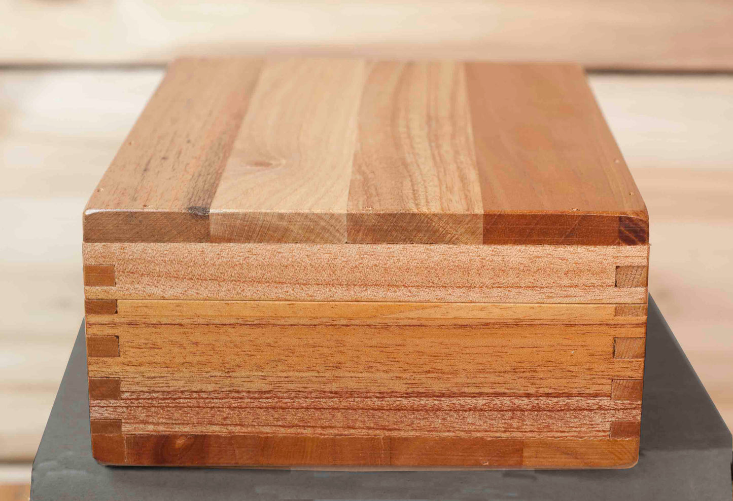 Small Cedar Box | Wooden Box Side View