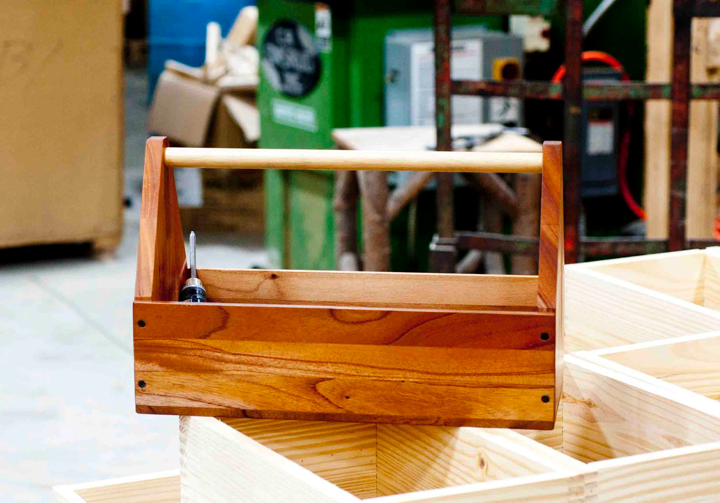 Wood Tool Box | Small Tool Box | Wood Tool Caddy