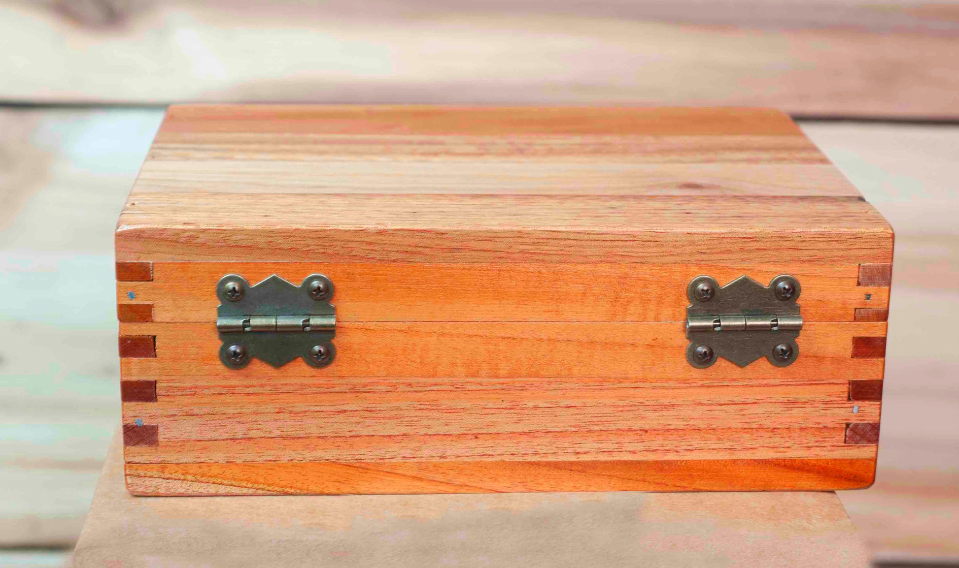 Small Cedar Box | Wooden Box back view | Jewelry box