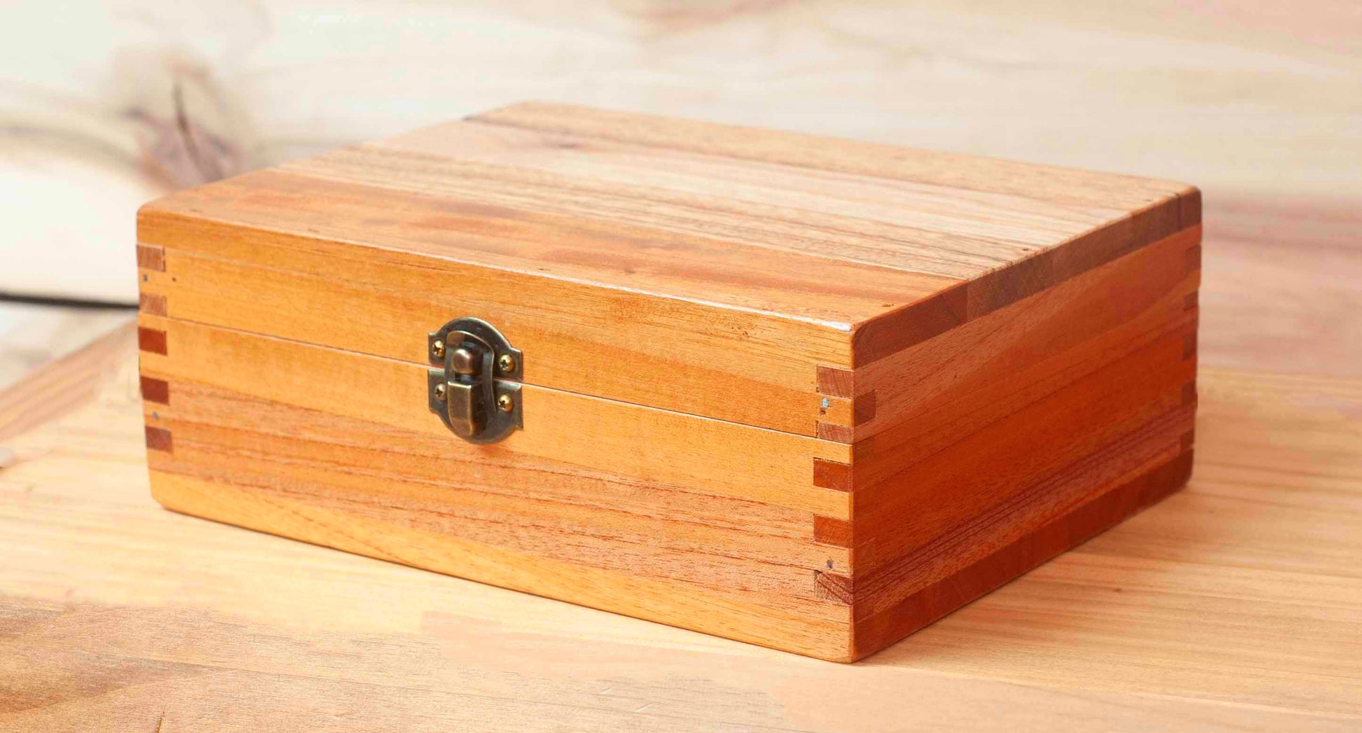 Small Handmade Cedar Box - Jewelry Box